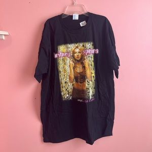 Britney Spears black T-shirt NWT XL